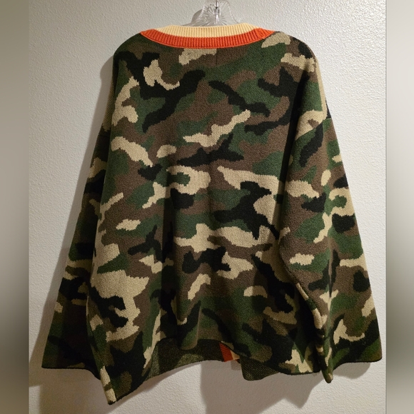 KBB by KAHLANA Women's 'The Slouchy Cardigan' - Olive Camo XL - Picture 6 of 7